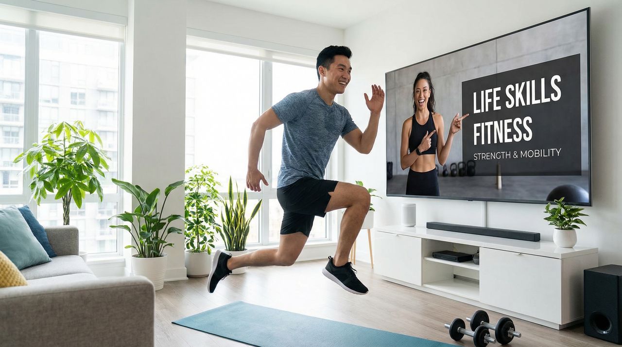 每日大赛生活技能视频-健身运动视频演示